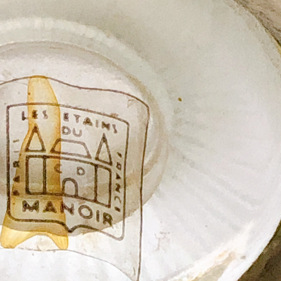 フランス ETAIN DU MANOIR Etain エタン(ピューター)製デカンタ、カラフェ ピシェ ピッチャー 水さし フランスアンティーク食器 蚤の市 ブロカントアンティーク