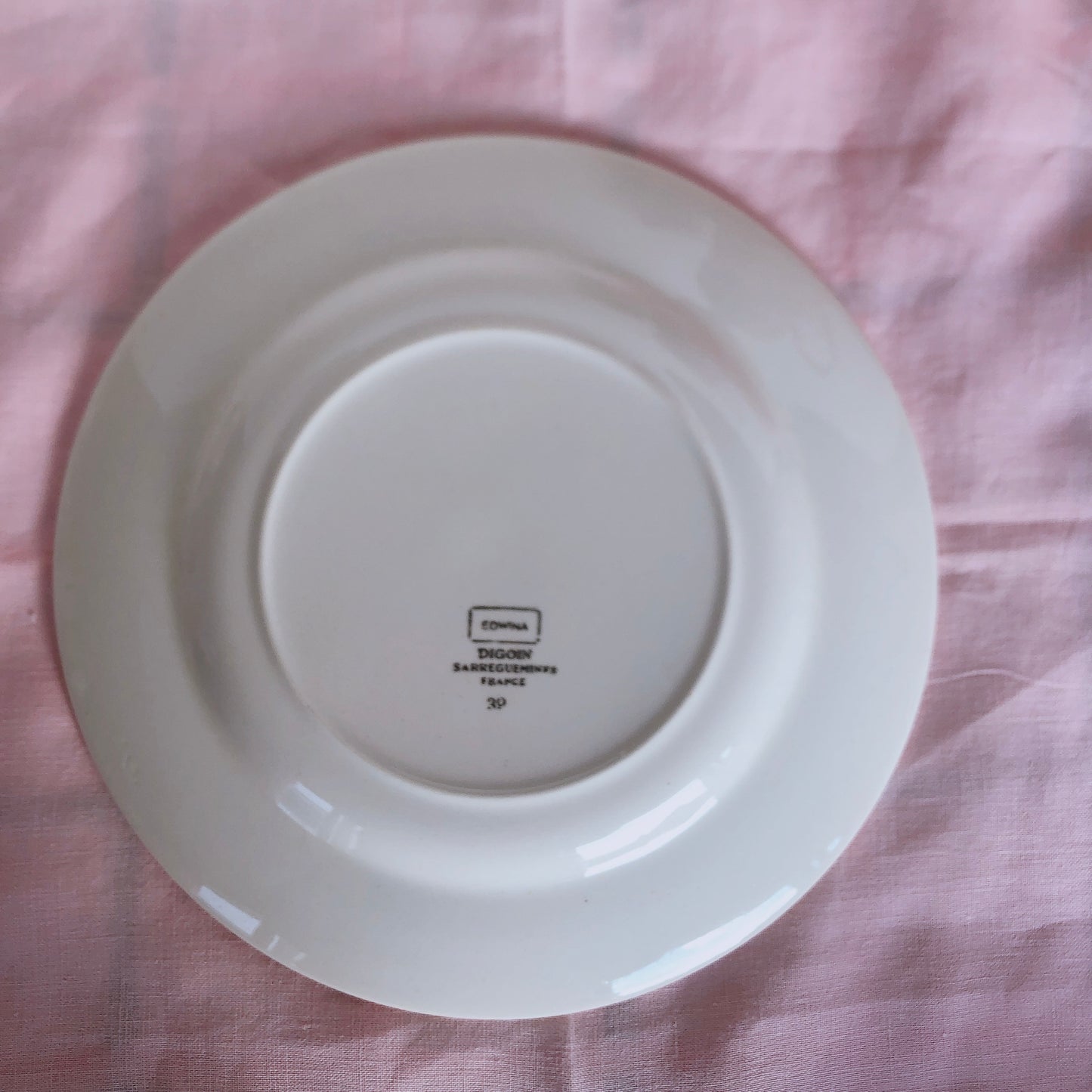 サルグミンヌ 『EDWINA』ディナープレート/平皿 B フランスアンティーク食器 ブロカント 蚤の市