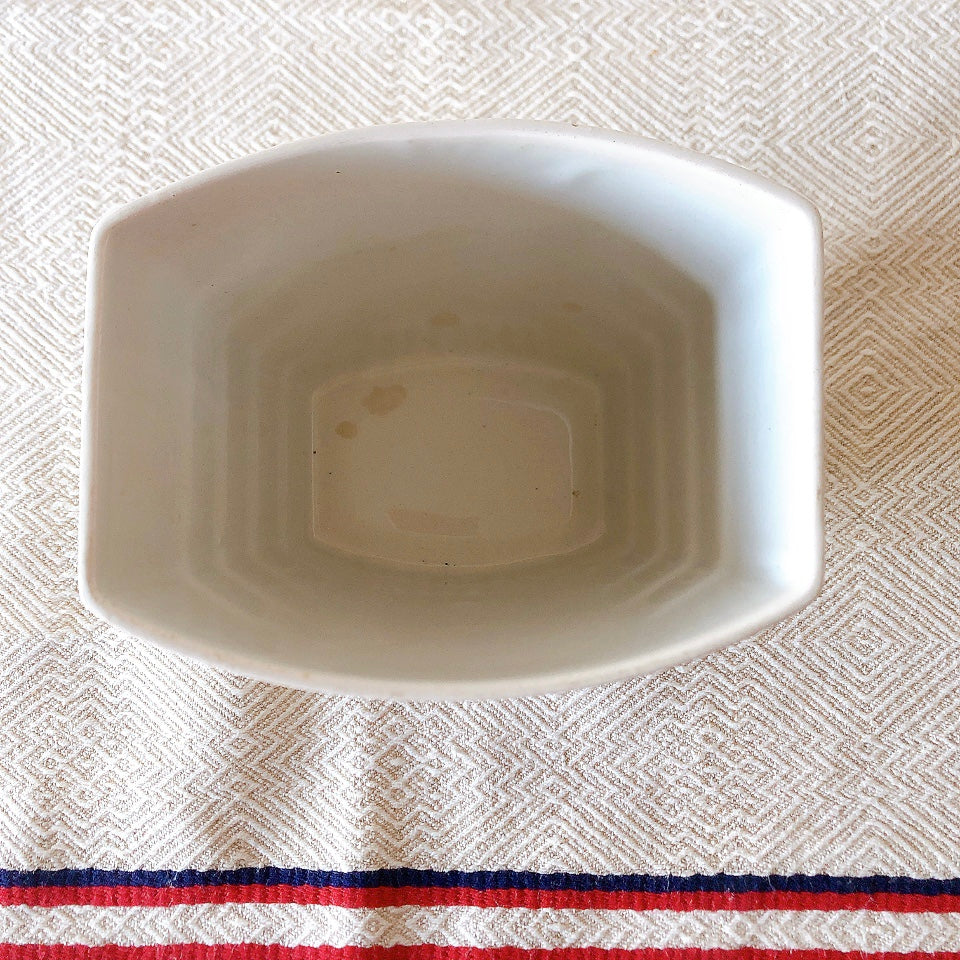 リュネヴィル K&G LUNEVILLE " MALOU"シリーズ 陶器製キャニスター FARINE フランスアンティーク食器 蚤の市 ブロカント