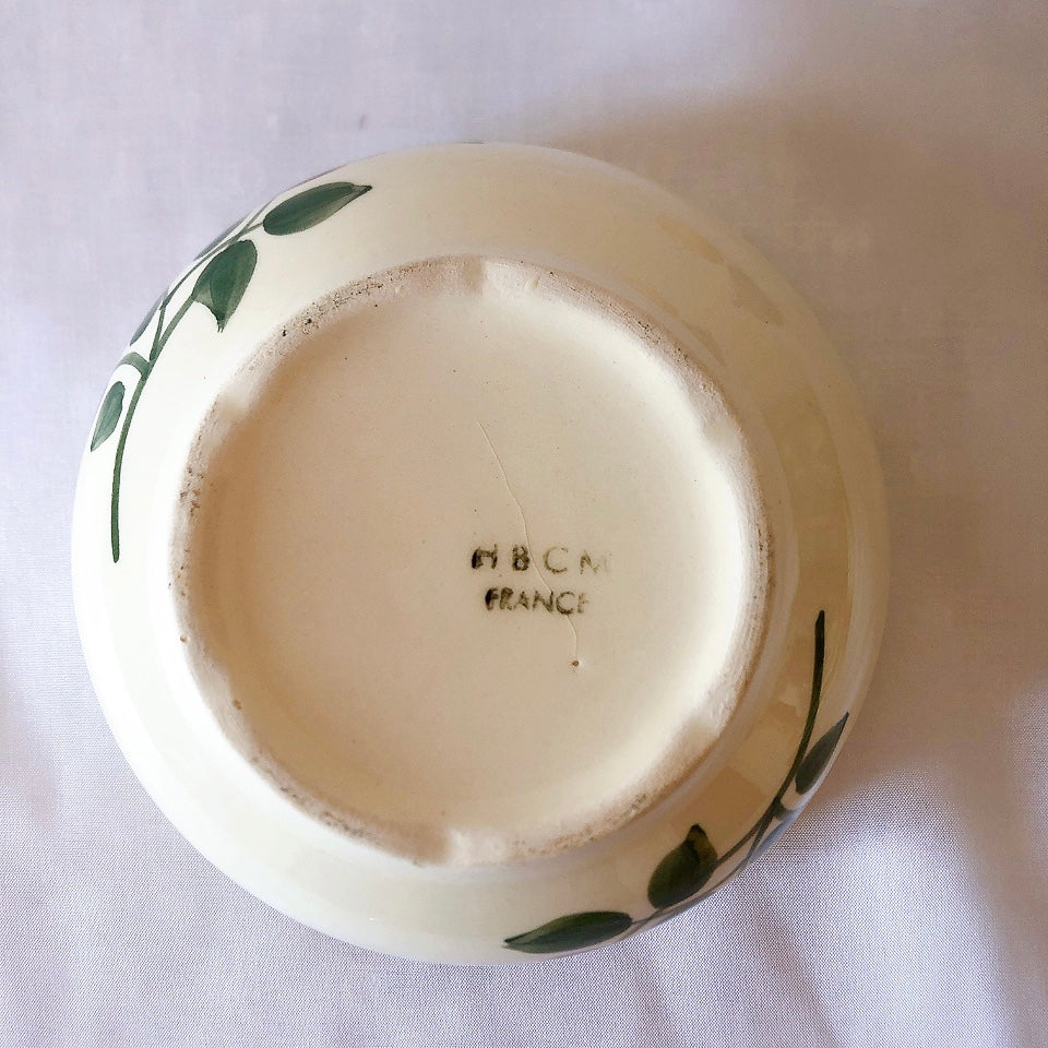 ショワジールロワ HB & Cie Choisy le Roi『ローズ』ディネット サラディエ ボウル ランスアンティーク食器 ブロカントアンティーク 蚤の市