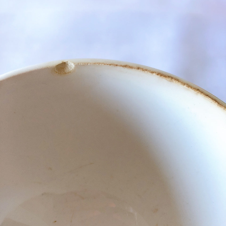 フランス リュネヴィル カフェオレボール バンブー マロンカラー アンティーク食器 ヴィンテージカフェオレボウル ブロカントアンティークス