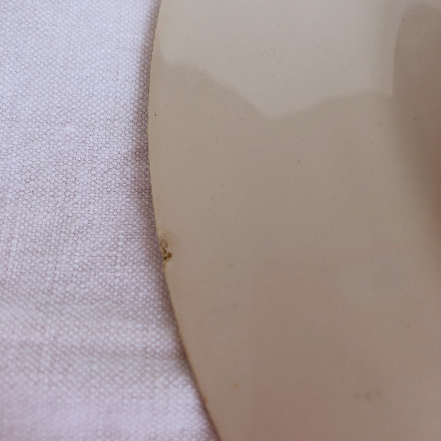 フランスアンティーク HBCM Béarn クレイユエモントロー バスク柄 スーププレート 23.3㎝「レッドxダークブルー」a フランスアンティーク食器 ブロカント 蚤の市