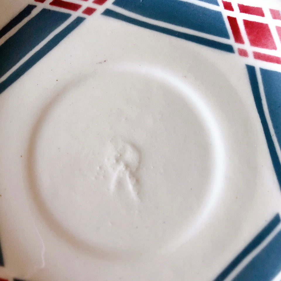 バドンヴィレー Badonviller St Hélier カップアンドソーサー 5客セット B ブロカントフランスアンティーク食器 ヴィンテージ食器 ブロカント 蚤の市