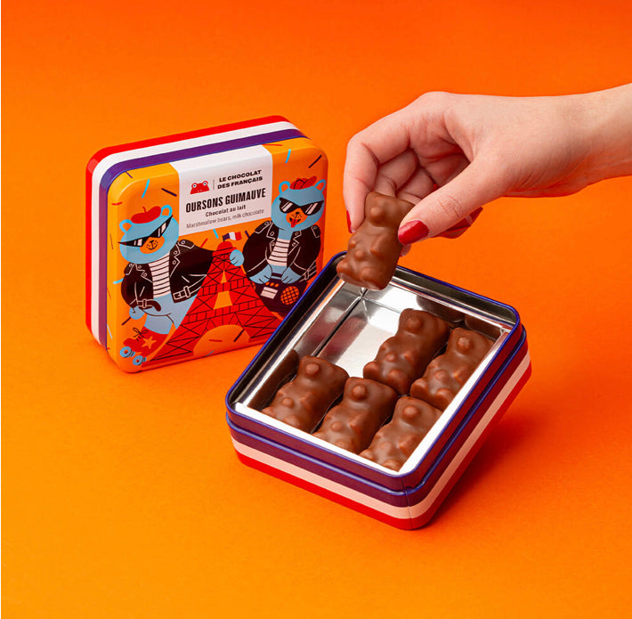 ル・ショコラ・デ・フランセ Le chocolat des français マシュマロくま 6個入り フランスチョコレート フランス土産 プレゼント バレンタイン