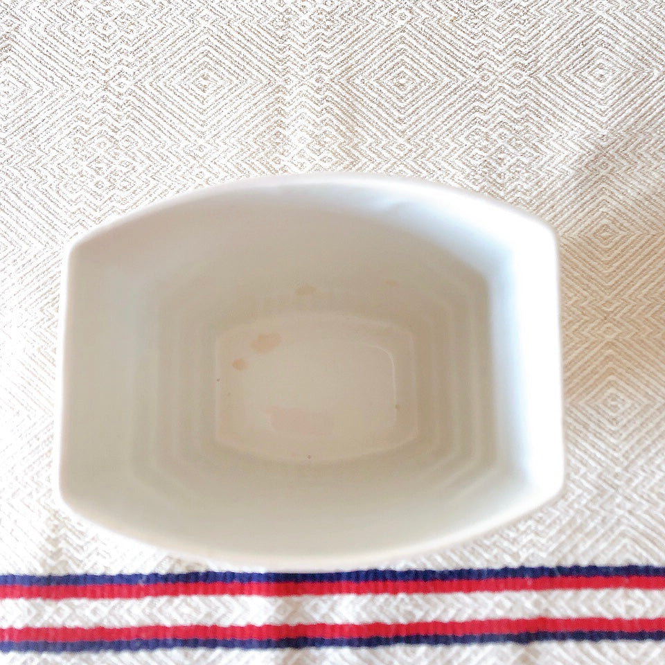 リュネヴィル K&G LUNEVILLE " MALOU"シリーズ 陶器製キャニスター FARINE フランスアンティーク食器 蚤の市 ブロカント