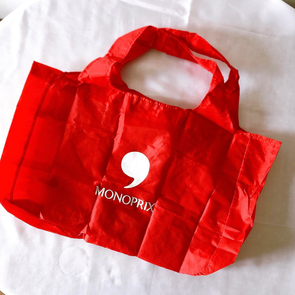 フランス モノプリ(MONOPRIX)エコバック エッフェル塔 フランス土産 フランスエコバック エッフェル塔柄エコバック