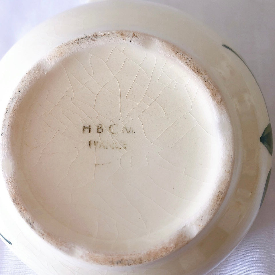 ショワジールロワ HB & Cie Choisy le Roi『ローズ』ディネットスーピエール スープチュリーン ランスアンティーク食器 ブロカントアンティーク 蚤の市
