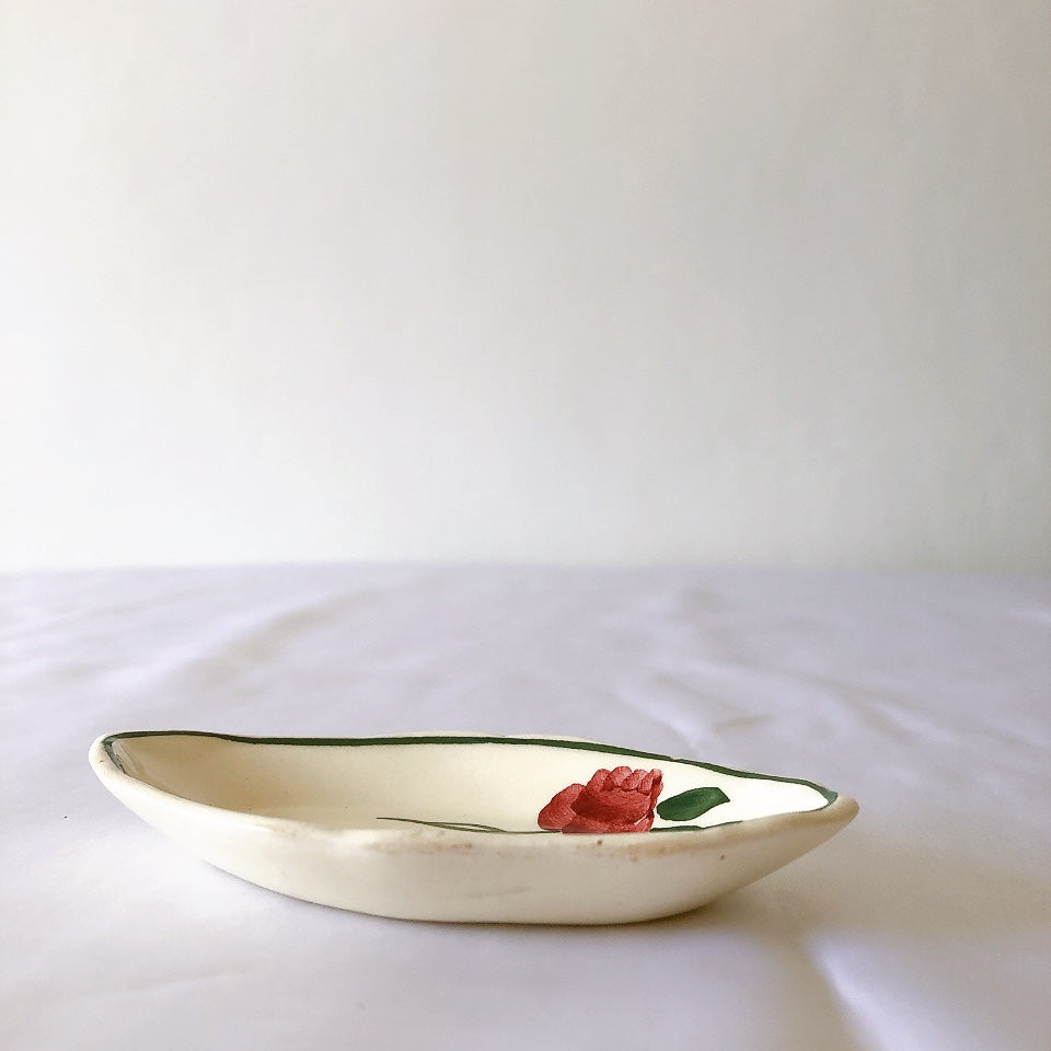 ショワジールロワ HB & Cie Choisy le Roi『ローズ』ディネット ラヴィエ 2個セット ランスアンティーク食器 ブロカントアンティーク 蚤の市