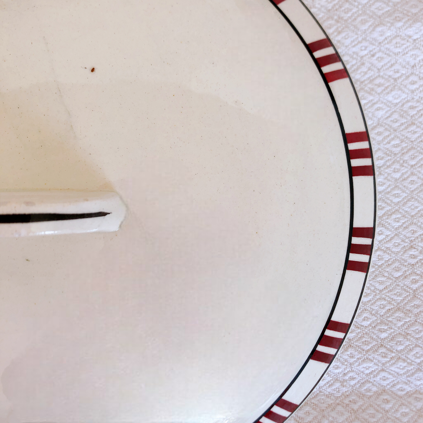 SALINS サラン バスク柄 レギュミエール/小さなスーピエール フランスアンティーク食器 ブロカント 蚤の市