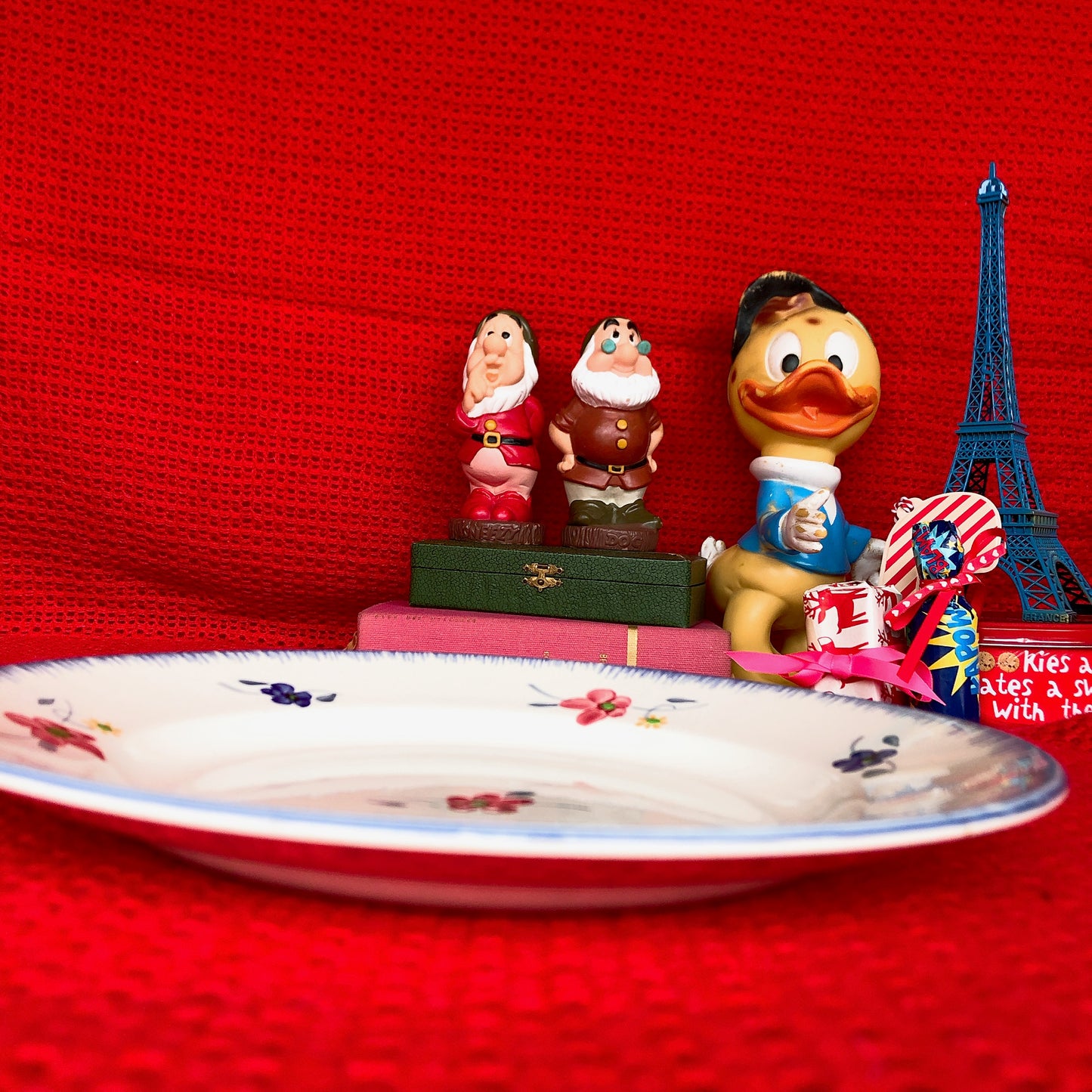 ディゴワンサルグミンヌ 『マリールー』 大皿 ラウンドプレート フランスアンティーク・ヴィンテージ食器 ブロカント 蚤の市