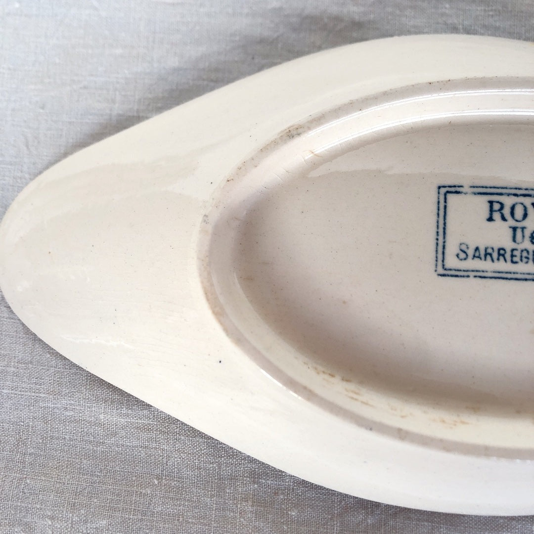 フランスアンティーク UCサルグミンヌ ラヴィエ ”ROYAT” ロワイヤ A フランスアンティーク食器 ブロカント 蚤の市