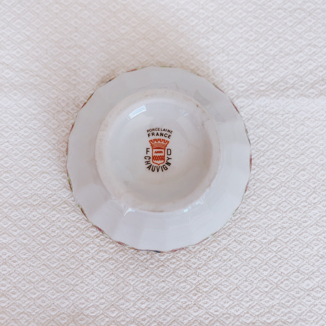 フランス FD Chauvigny ショーヴィニー カフェオレボウル フランスアンティーク食器 ブロカント 蚤の市