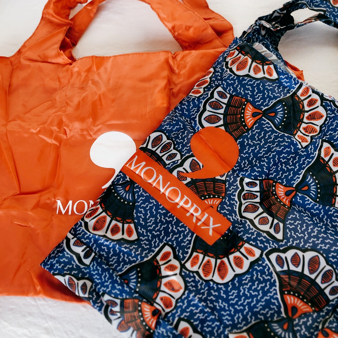 フランス モノプリ(MONOPRIX)エコバック エッフェル塔 フランス土産 フランスエコバック エッフェル塔柄エコバック