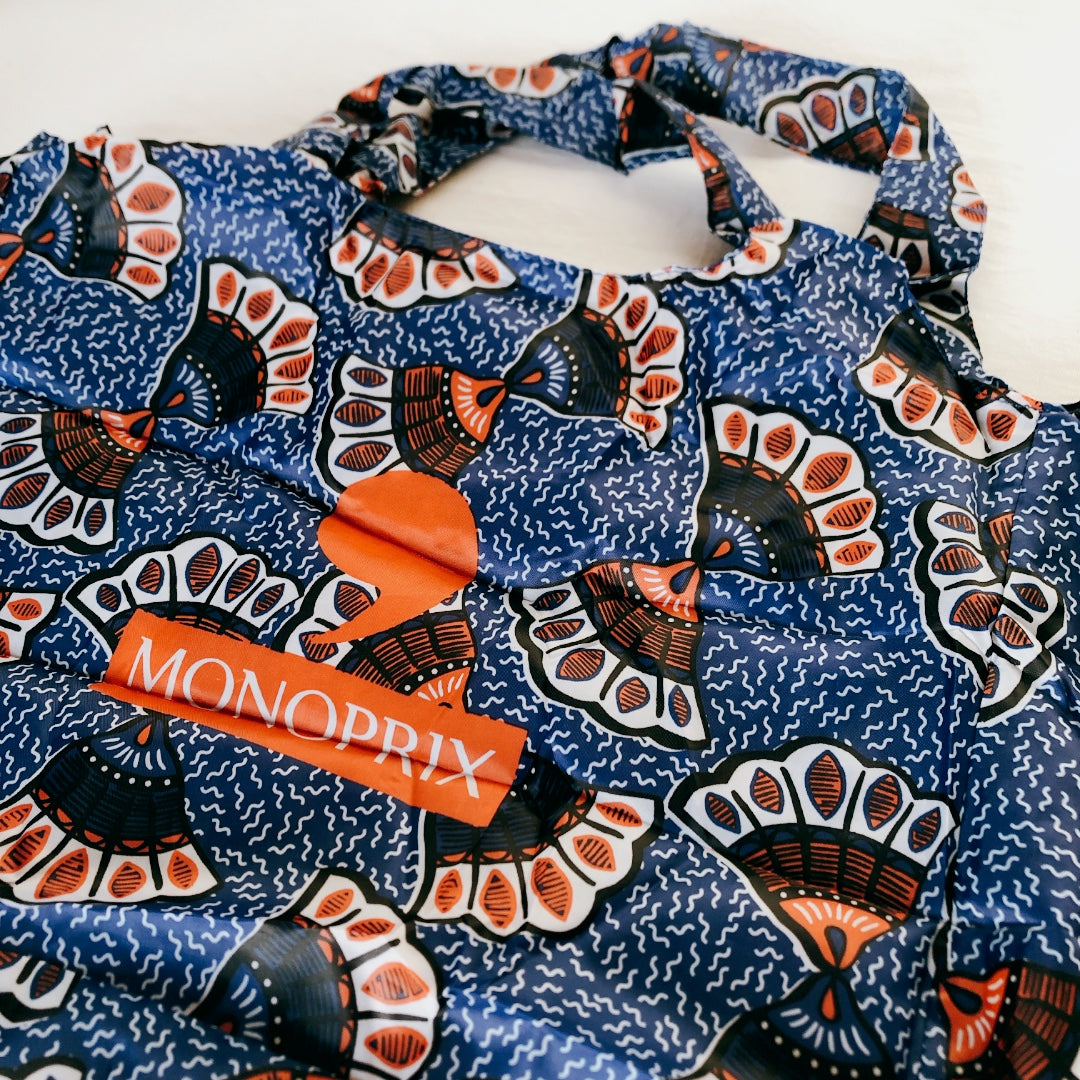 フランス モノプリ(MONOPRIX)エコバック エッフェル塔 フランス土産 フランスエコバック エッフェル塔柄エコバック
