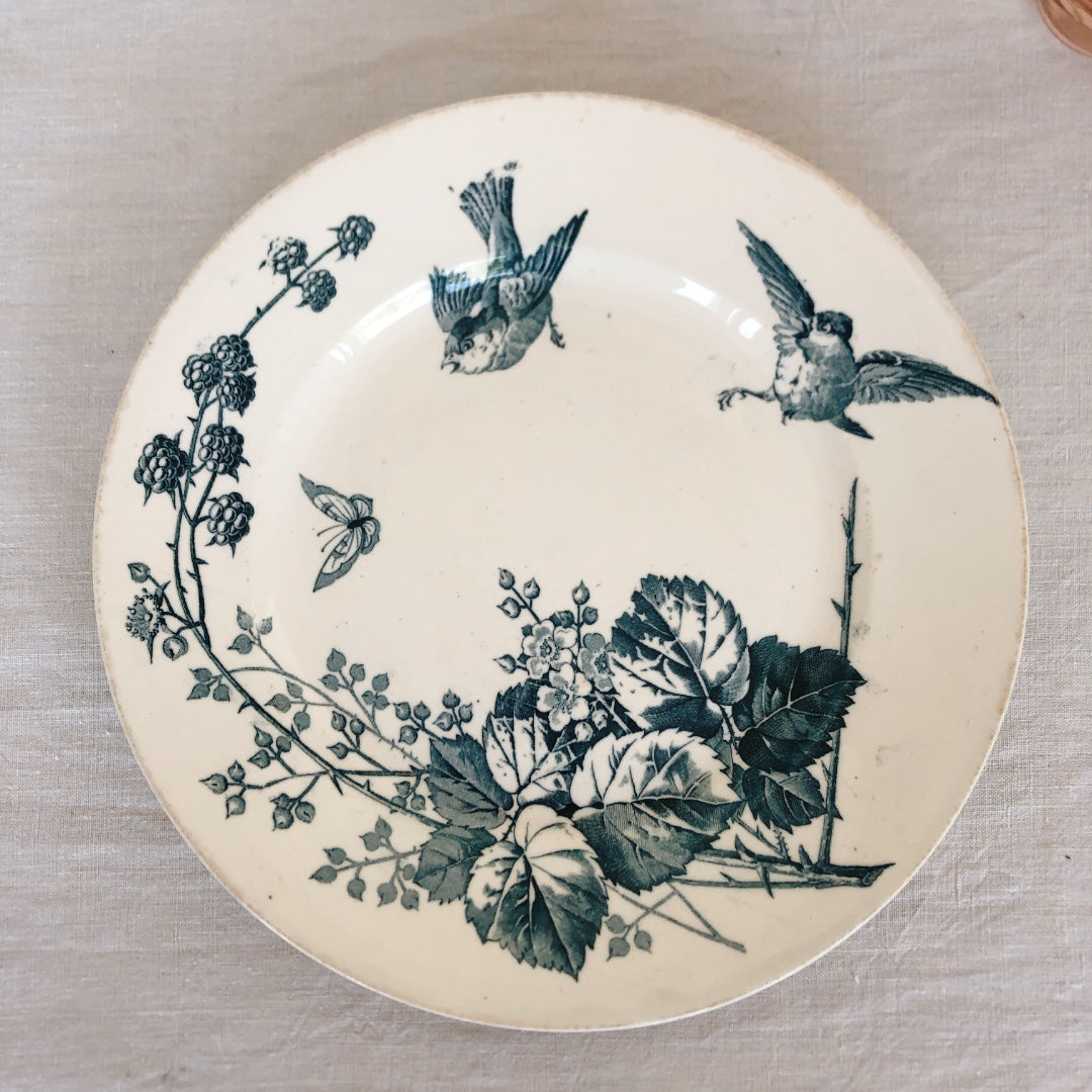 フランスアンティーク Lunevilleリュネヴィル プレート