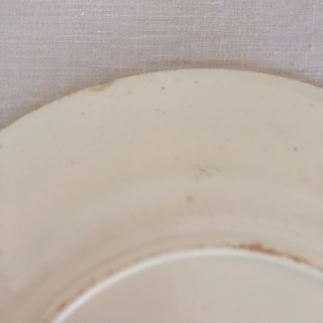 フランスアンティーク K&G Luneville リュネヴィル 『RONCE』木苺&鳥 A フランスアンティーク食器 ブロカント 蚤の市