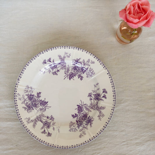 U&Cサルグミンヌ プレート/平皿 A フランスアンティーク食器 ブロカント 蚤の市