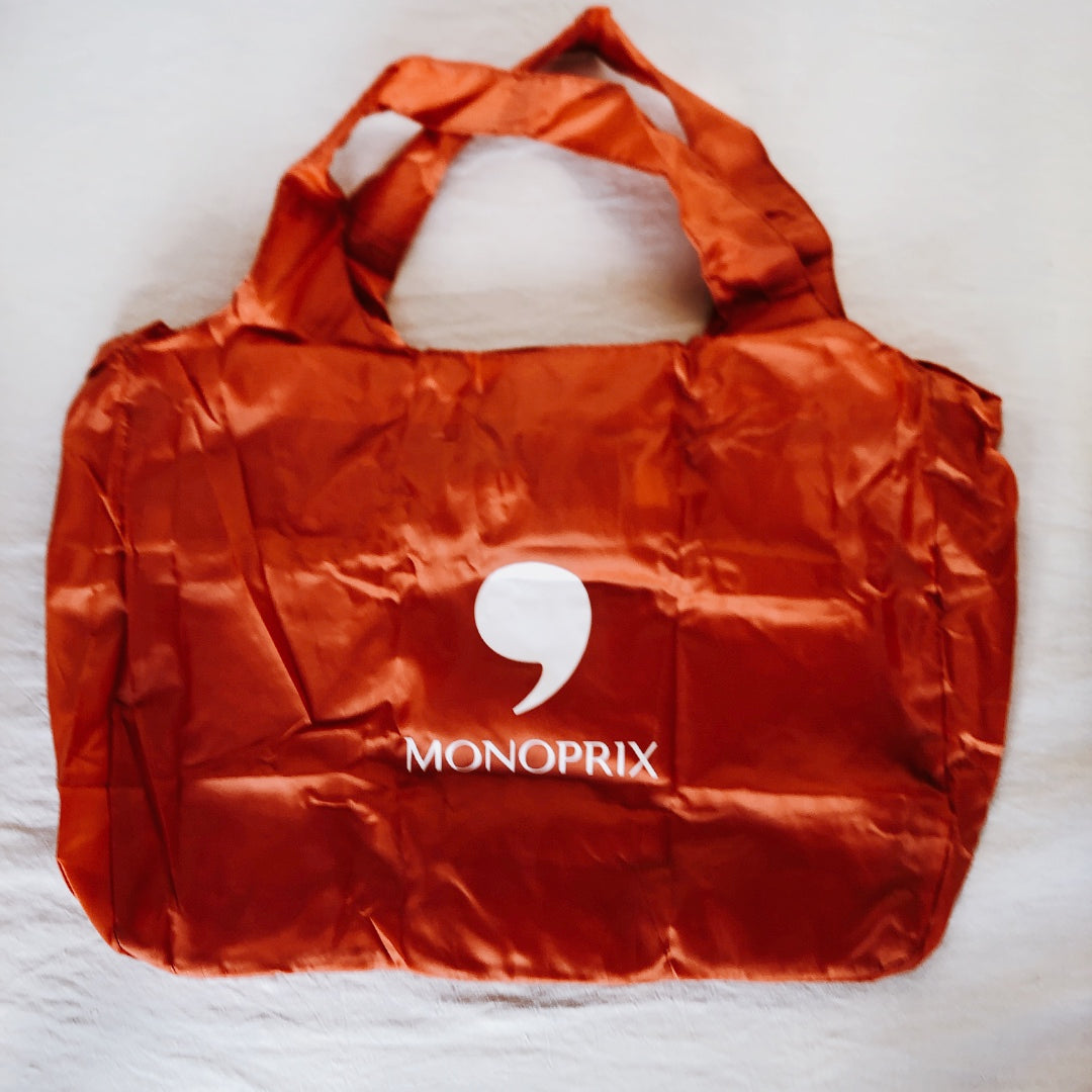 フランス モノプリ(MONOPRIX)エコバック エッフェル塔 フランス土産 フランスエコバック エッフェル塔柄エコバック