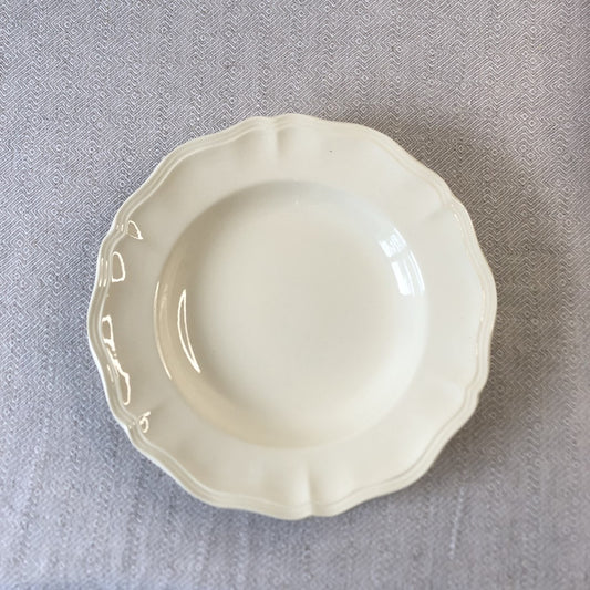 フランスアンティーク・ディゴワン・サルグミンヌ 花リム スープ・プレート 深皿 24.5㎝ D