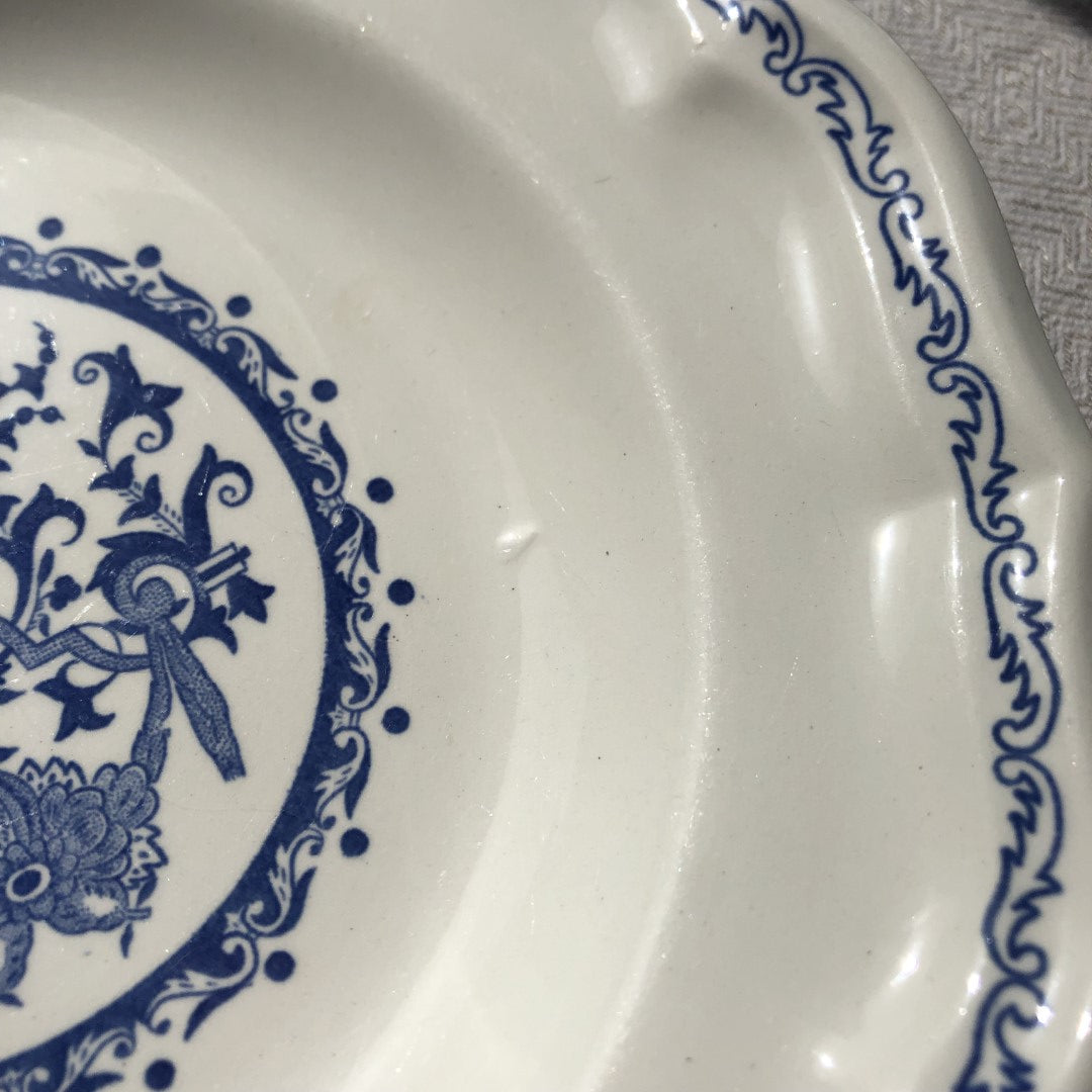 アンティーク GIEN ジアン スーププレート 25㎝ ファイアンス・フィーヌ E