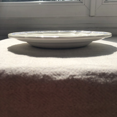 アンティーク GIEN ジアン スーププレート 25㎝ ファイアンス・フィーヌ E