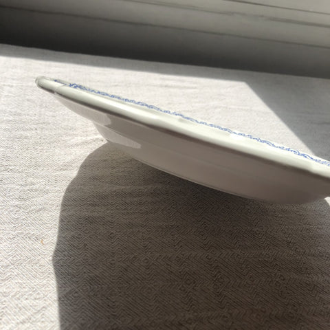 アンティーク GIEN ジアン スーププレート 25㎝ ファイアンス・フィーヌ E