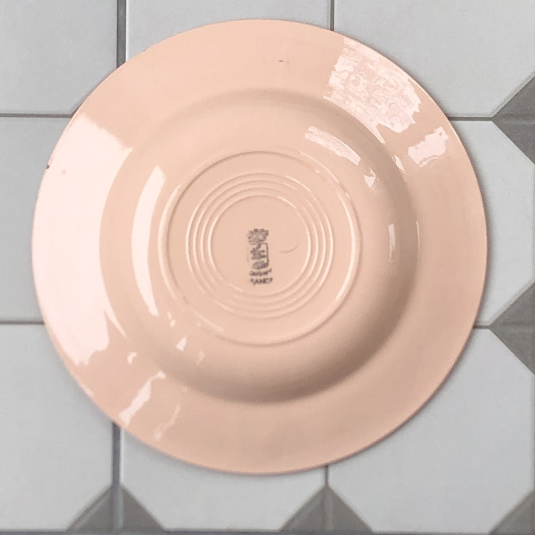 フランスアンティーク・Longwy・ロンウィー-スーププレート-22.7㎝ H