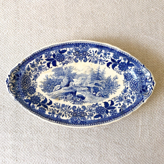 ビレロイ・ボッホ アンティークラヴィエ オーバル皿 皿 食器 27.5㎝