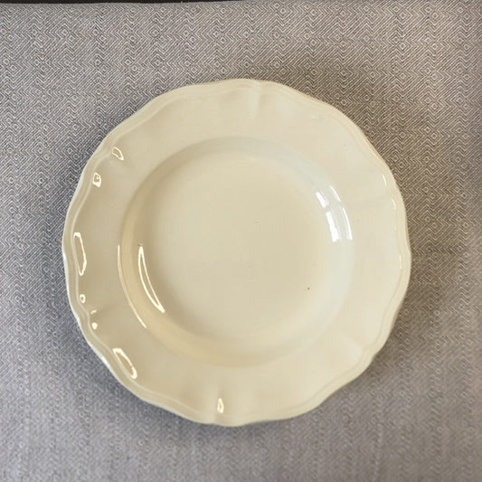 フランスアンティーク・ディゴワン・サルグミンヌ 花リム スープ・プレート 深皿 24.5㎝ I