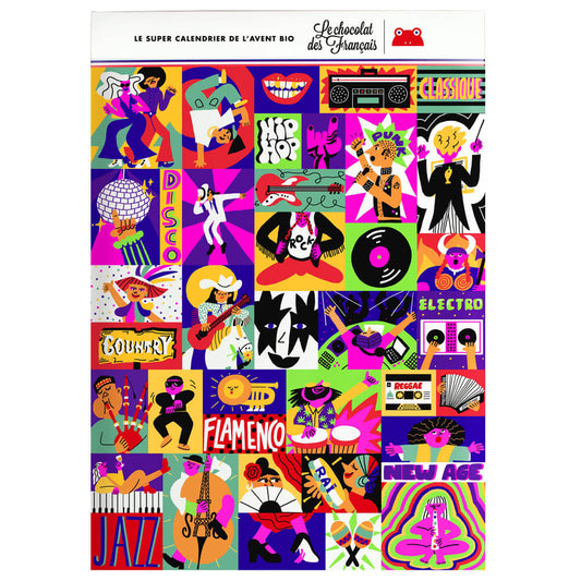 ル・ショコラ・デ・フランセ Le chocolat des francais のスーパーアドベントカレンダー クリスマスギフト フランス土産 フランスチョコレート プレゼント