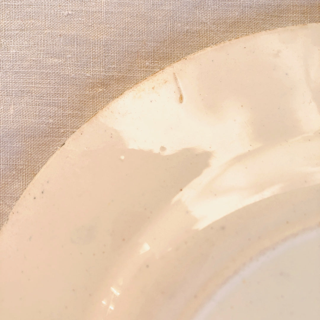 SALINS サラン 『FONTENOY』ディナープレート C フランスアンティーク食器 ブロカント 蚤の市