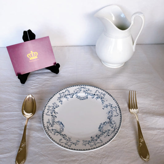 サルグミンヌ U&C ”モーツァルト” ディナープレート 平皿 A フランスアンティーク食器 ブロカント 蚤の市