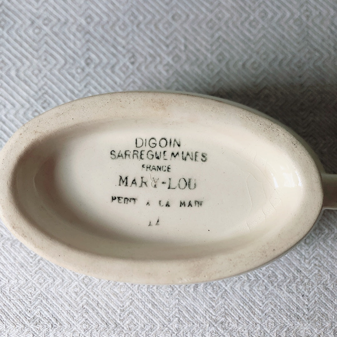 美品 フランスアンティーク ディゴワンサルグミンヌ Digoin&sarreguemines マリールー ソーシエール フランスアンティーク食器 フランス蚤の市・ブロカント