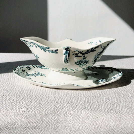 超美品 フランスアンティーク ヴィエイヤーボルドー ソーシエール フランスブロカント・蚤の市 フランスアンティーク食器