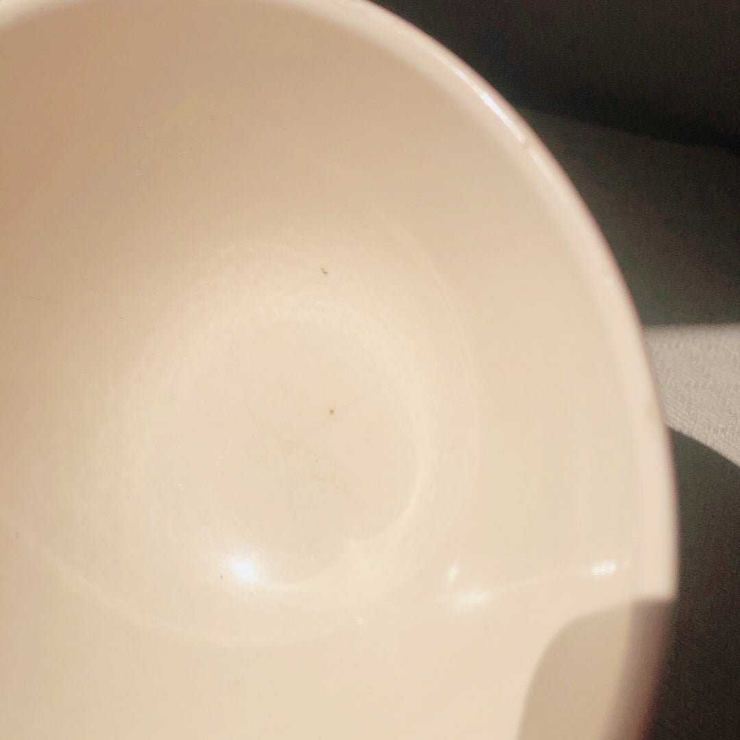 フランス アンティークカフェオレボウル 大人気うろこ柄 ピンク ヴィンテージ食器 ブロカント 蚤の市