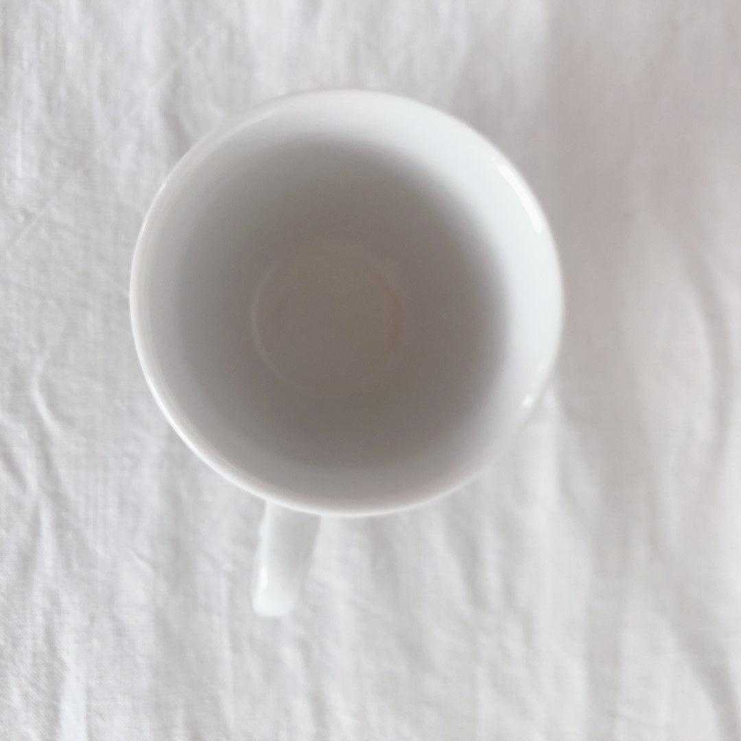 サルグミンヌ sarreguemines ‘’オベルネ‘’ コーヒーカップ&ソーサー 3客セット フランスアンティーク食器 フランス蚤の市・ブロカント