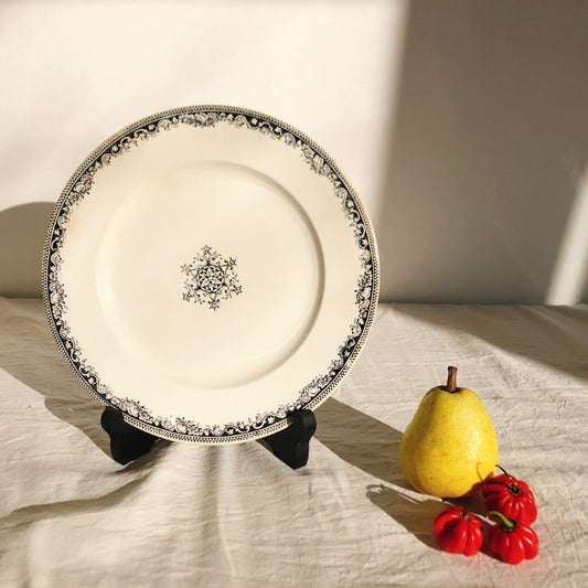 フランスアンティーク コンポティエ コンポ―ト皿 ケーキスタンド ヴィエイヤーボルドー フランスアンティーク食器 フランスブロカント・蚤の市