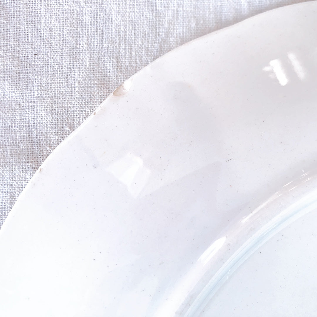 ディゴワンサルグミンヌ Digoin&sarregumines 平皿 ”TOURAINE” トゥーレーヌ フランスアンティーク食器 ブロカント 蚤の市
