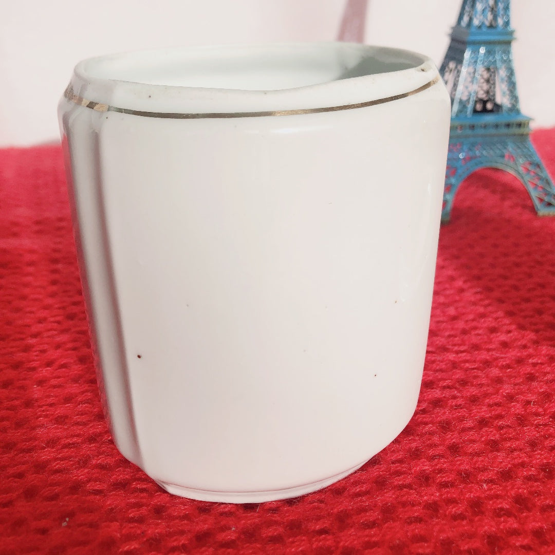 フランスアンティーク 陶器キャニスター ダミエ柄 レッド&ホワイト 3点セット フランスアンティーク食器 ブロカント 蚤の市