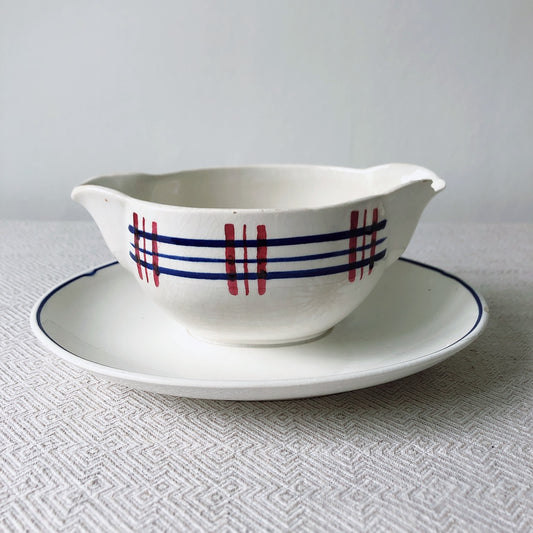 ディゴワンサルグミンヌ Digoin&sarreguemines 『POITOU』ソーシエール フランスアンティーク食器 フランス蚤の市・ブロカント