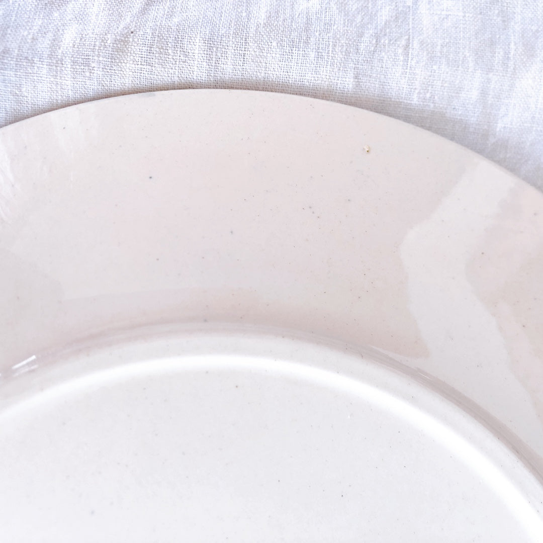 フランスアンティーク UCサルグミンヌ ディナープレート 平皿 ”ROYAT” ロワイヤ C フランスアンティーク食器 ブロカント 蚤の市