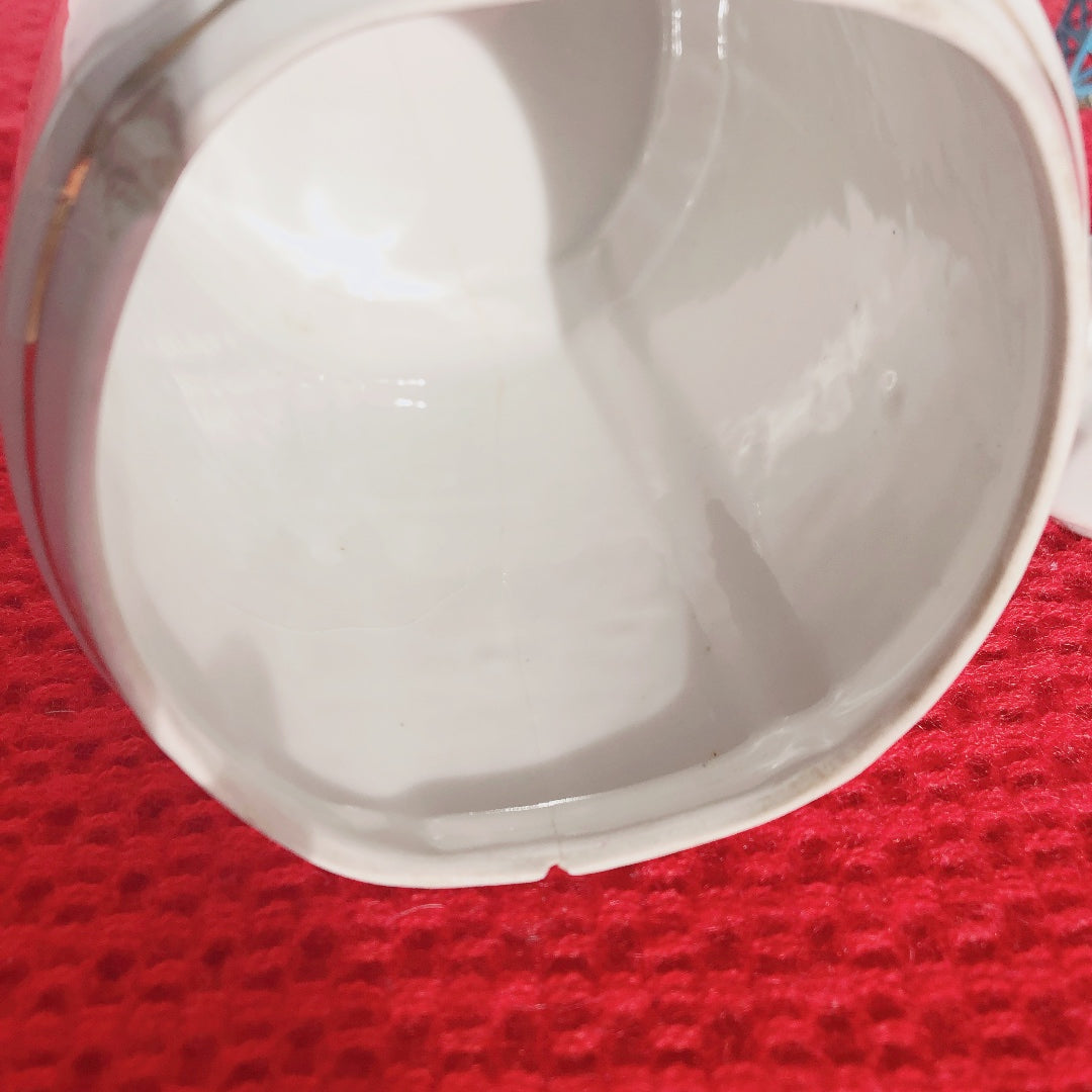 フランスアンティーク 陶器キャニスター ダミエ柄 レッド&ホワイト 3点セット フランスアンティーク食器 ブロカント 蚤の市