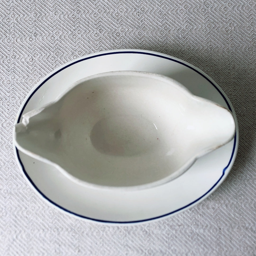 ディゴワンサルグミンヌ Digoin&sarreguemines 『POITOU』ソーシエール フランスアンティーク食器 フランス蚤の市・ブロカント