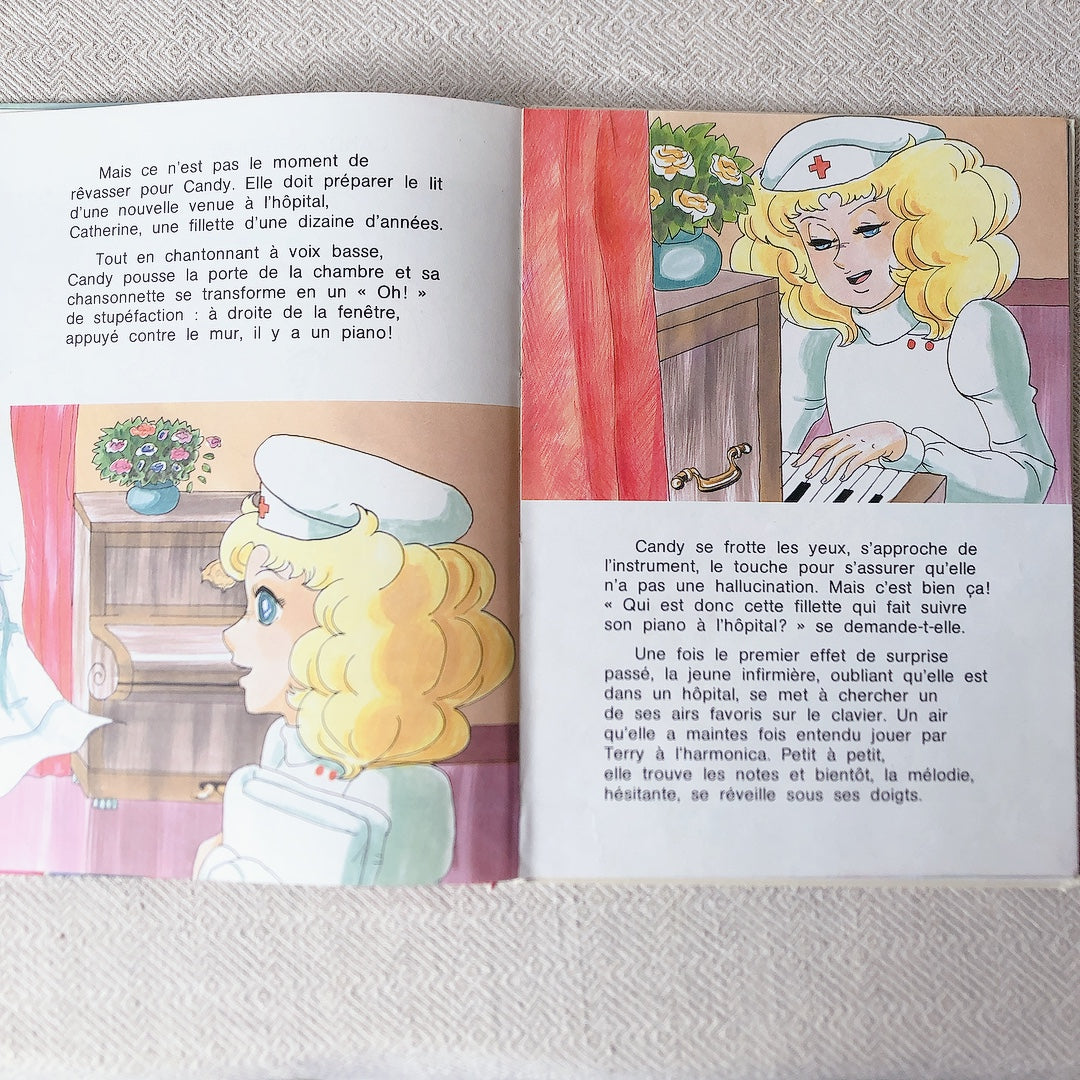 超レア フランス語版 キャンディキャンディ BD 漫画本『 retrouve ses amis 友人との出会い 』フランスヴィンテージ雑貨 ブロカント 蚤の市