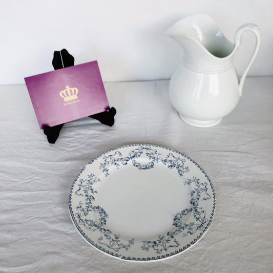 サルグミンヌ U&C ”モーツァルト” ディナープレート 平皿 F フランスアンティーク食器 ブロカント 蚤の市