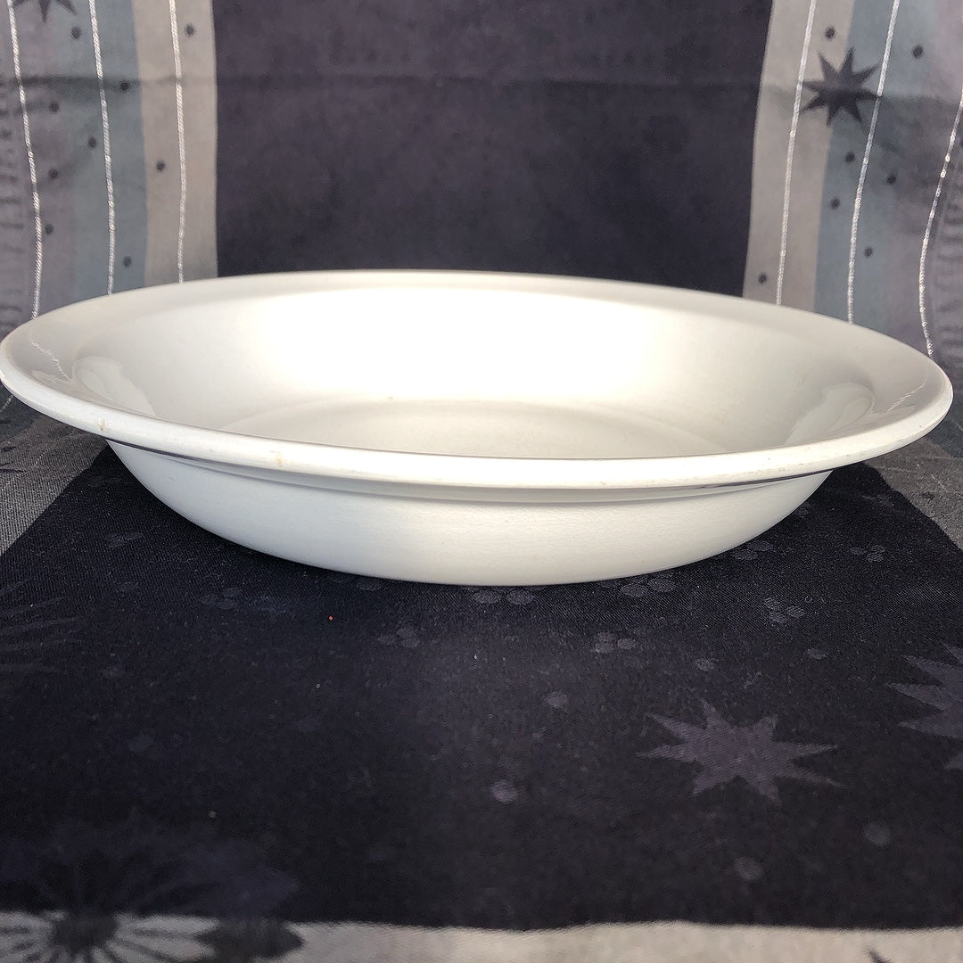 フランス アンティーク Digoin&sarreguemines ディゴワンサルグミンヌ 白い大きな深皿 30.5cm フランスアンティーク食器 ブロカント 蚤の市