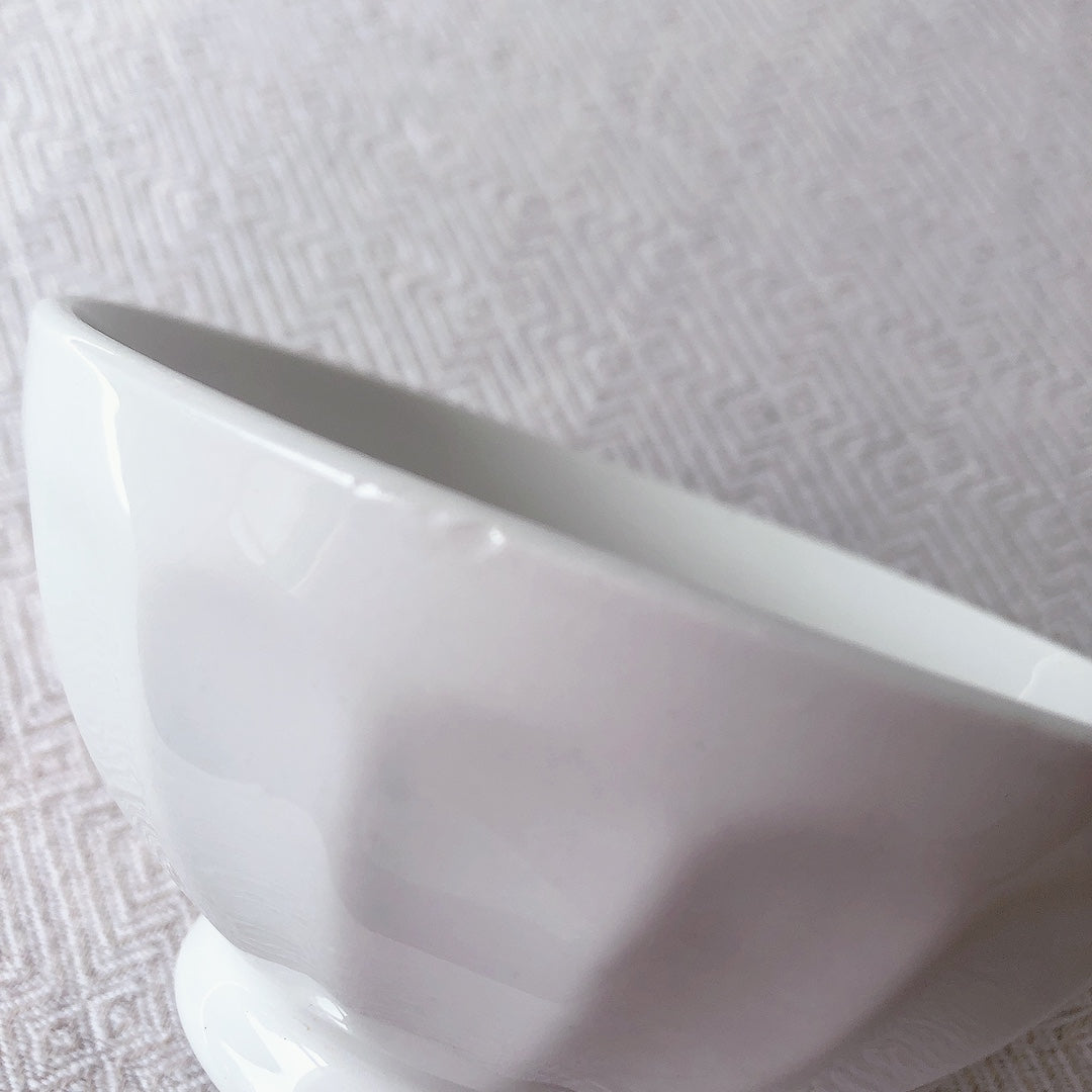 フランス アンティークカフェオレボウル 希少 『りんご』のモチーフ C アンティーク食器 ヴィンテージ食器 ブロカント 蚤の市