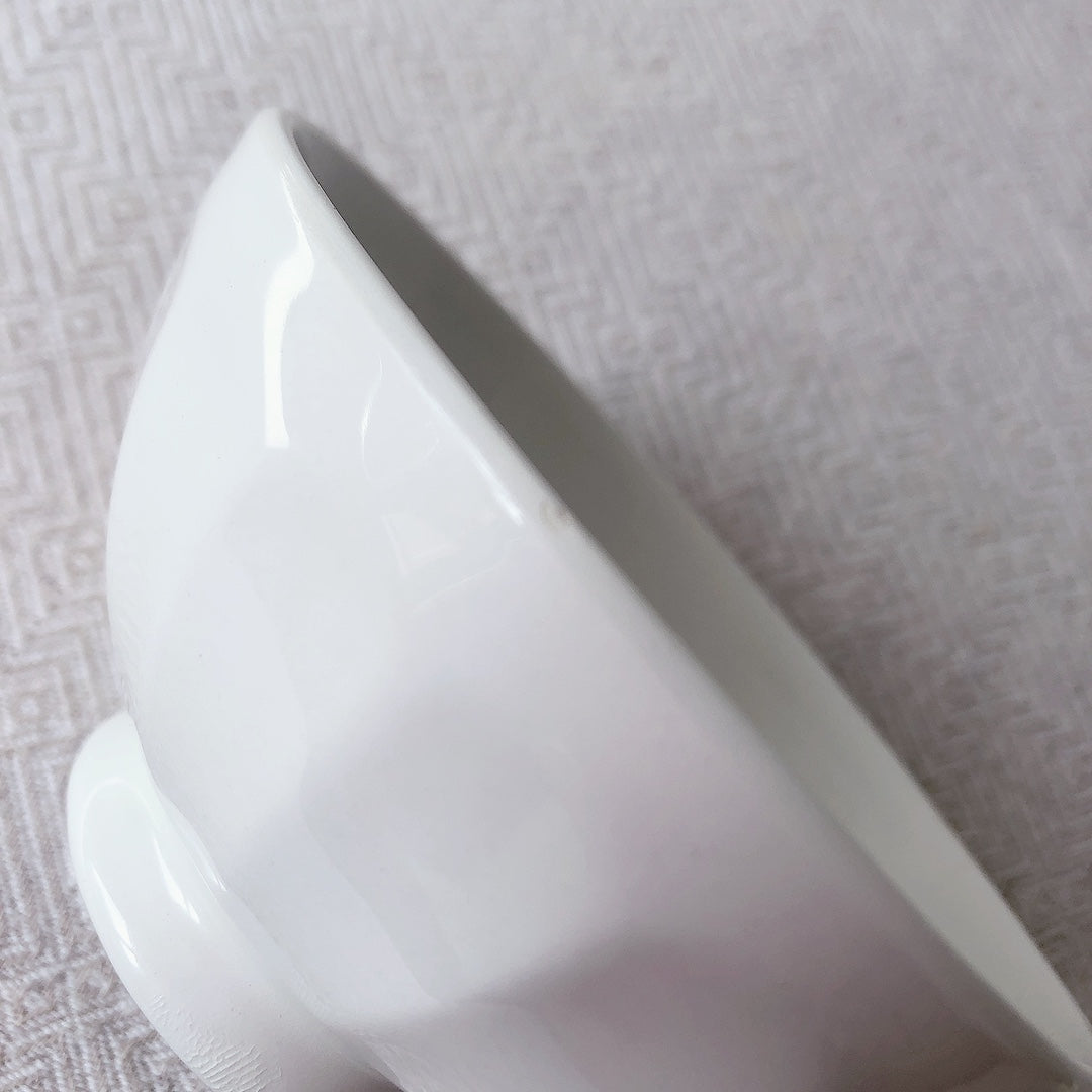 フランス アンティークカフェオレボウル 希少 『りんご』のモチーフ E フランスアンティーク食器 ビンテージカフェオレボウル ブロカント 蚤の市