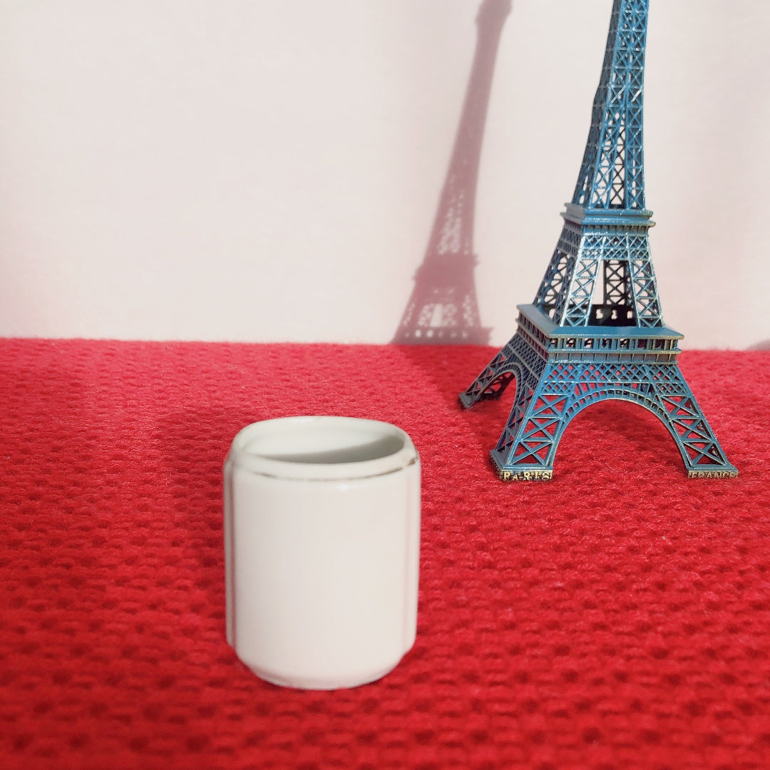 フランスアンティーク 陶器キャニスター ダミエ柄 レッド&ホワイト 3点セット フランスアンティーク食器 ブロカント 蚤の市