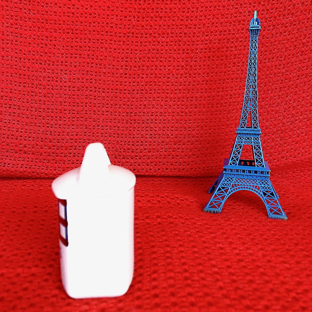 ご予約フランスアンティーク HBCM Béarn クレイユエモントロー バスク柄 陶器キャニスター 「ルージュ・マリン」E フランスアンティーク ブロカント 蚤の市